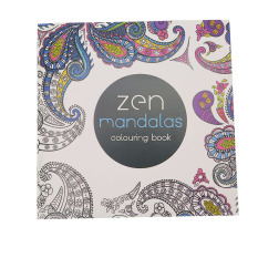 Hanyu Secret Garden Zen Mandala Coloring Book For Children Adult Relieve Stress Kill Time Graffiti Painting Drawing 12 Sheets Of Paper Not Cover