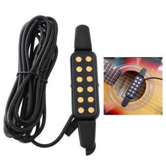 Hot Clip-on Pickup Electric Guitar Bass Pick Up 12 Hole Audio Transducer 1/4' - Intl April 2018 - 4 Hot Clip-on Pickup Electric Guitar Bass Pick up 12 Hole Audio Transducer 1/4' - intl - 4