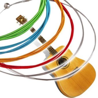 Kit New 6x Rainbow Colorful Strings For Acoustic Guitar June 2018 - 2 Kit New 6x Rainbow Colorful Strings for Acoustic Guitar - 2