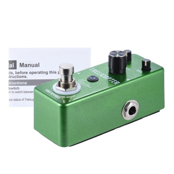 Mini Tremolo Guitar Effect Pedal True Bypass Aluminum Alloy Body -intl June 2018 - 5 Mini Tremolo Guitar Effect Pedal True Bypass Aluminum Alloy Body -intl - 5