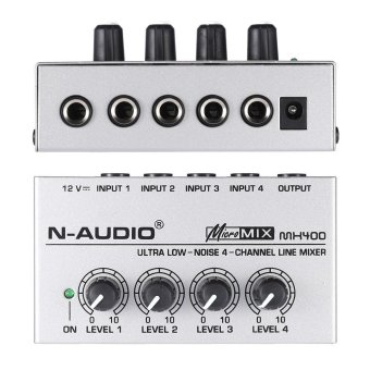 MX400 Ultra-compact Low Noise 4 Channels Line Mono Audio Mixer With Power Adapter Outdoorfree - Intl July 2018 - 4 MX400 Ultra-compact Low Noise 4 Channels Line Mono Audio Mixer with Power Adapter Outdoorfree - intl - 4