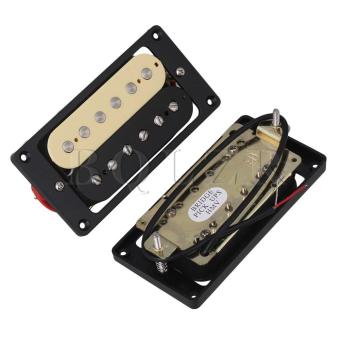 Open Humbucker Electric Guitar Pickups Black+Cream July 2018 - 3 open humbucker Electric Guitar pickups Black+Cream - 3
