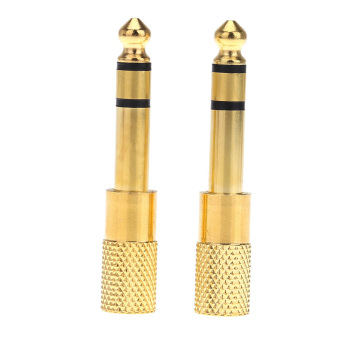 Pair Of Audio Jack Adapter Convertor Stereo Plug Socket ForElectric Guitars Microphone Headphone 6.35mm Male 3.5mm Female June 2018 - 3 Pair of Audio Jack Adapter Convertor Stereo Plug Socket forElectric Guitars Microphone Headphone 6.35mm Male 3.5mm Female - 3