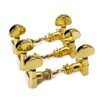 Three Pairs Sealed Guitar String Tuning Pegs Tuners Machine Heads 3L + 3R Gold June 2018 - 2 Three Pairs Sealed Guitar String Tuning Pegs Tuners Machine Heads 3L + 3R Gold - 2