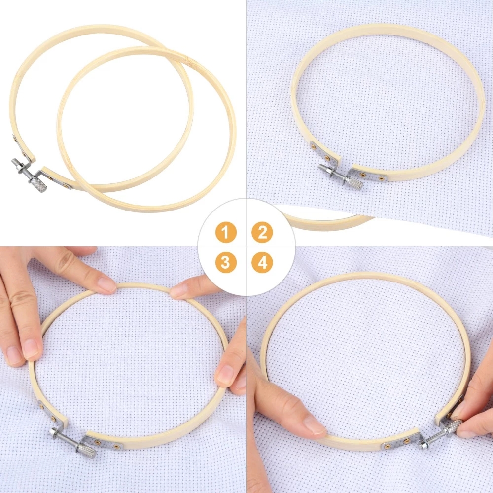 10-30cm Mini Wood Embroidery Kit Hoop Frame For Ring Hoop Large Sewing  Tools Accessories Madera Bordado Broderie Cross Stitch