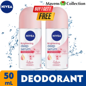 Nivea Deodorant Roll On Brightening Deep Serum Sakura 48h Protection 50ml by Mavens Collection