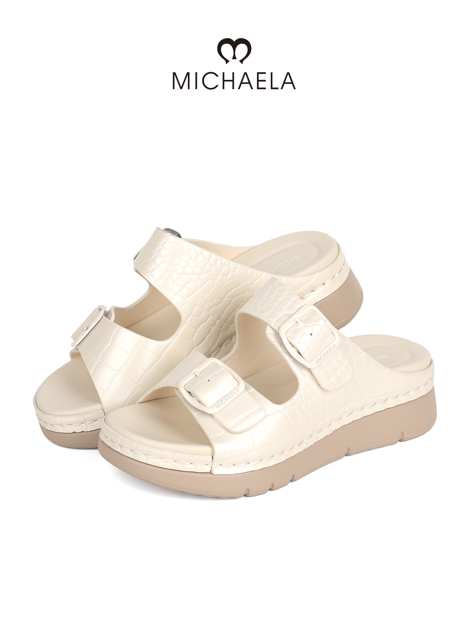 MICHAELA Velcro Chunky Sandals CM Comfortable Ergonomic Fit