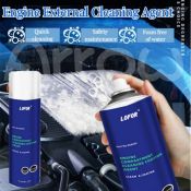 650ML Engine Cleaner Spray - Grease Remover for Cars