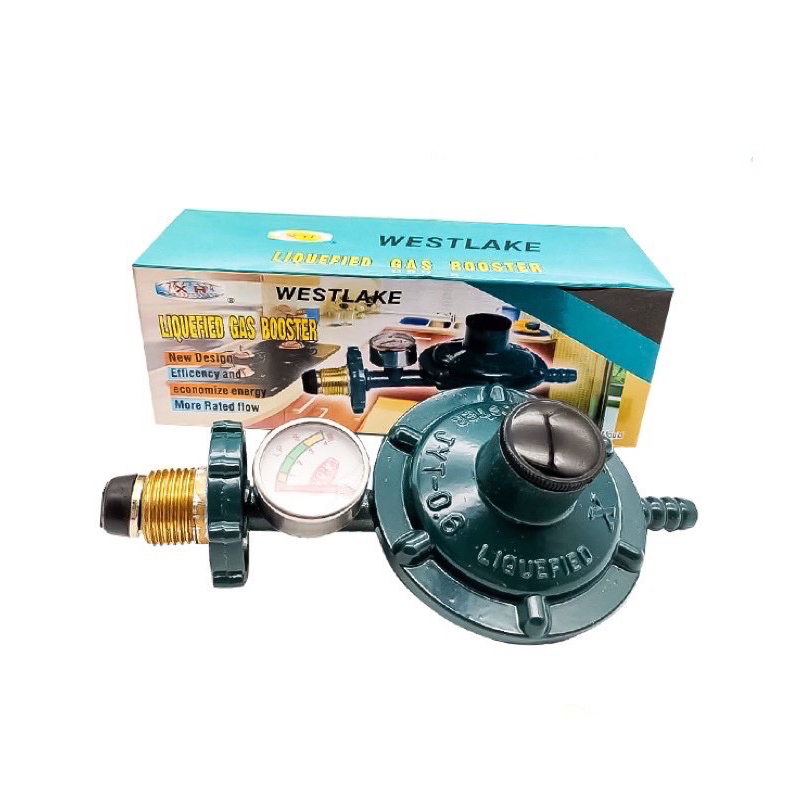 Westlake LPG Gas Regulator with Gauge for Household Gas Tank