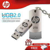 HP 1TB/2TB USB Type-C Flash Drive with Keychain