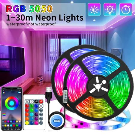 FlexiLight USB LED Strip - Color Changing Room Decoration Tape