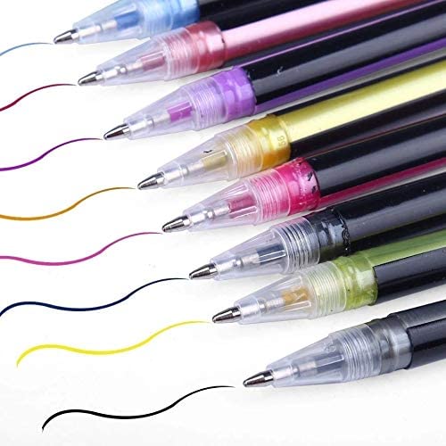 48 Pcs Neon Color Ink Pen Set For Scrap Book Card Making, Coloring Kids  Sketching Painting