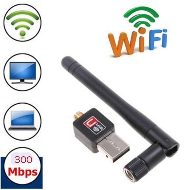 Dual Band Wireless USB WiFi Network Adapter - 300Mbps