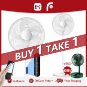 16" Bladeless Electric Fan - Portable, Small, with Stand Cover