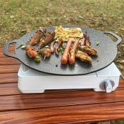 Non-stick Korean BBQ Grill Pan - Universal Multi Stove (Brand: ?)