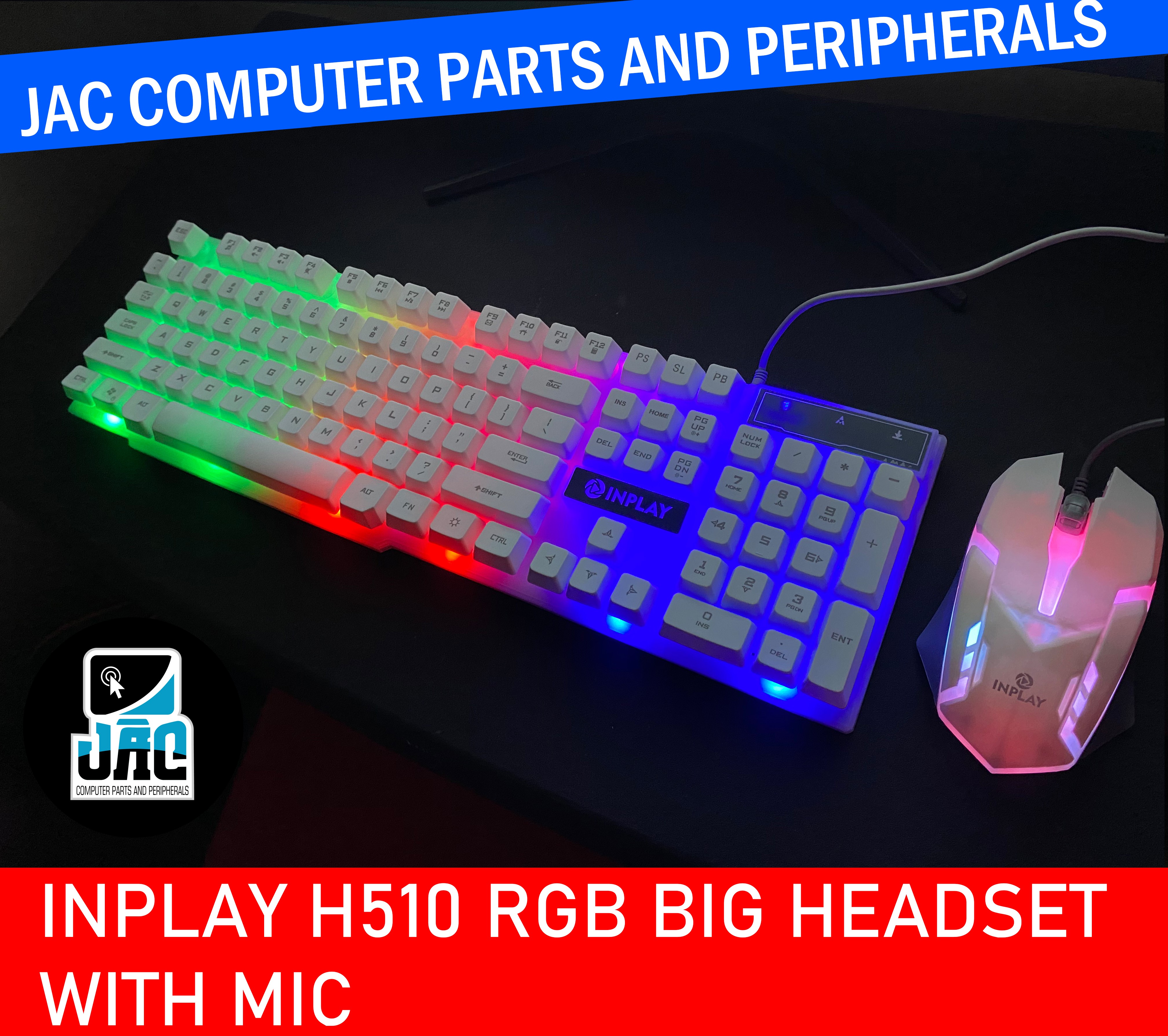 inplay rgb keyboard and mouse