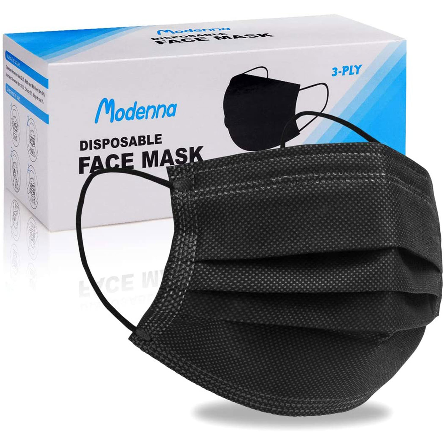 black colour medical mask