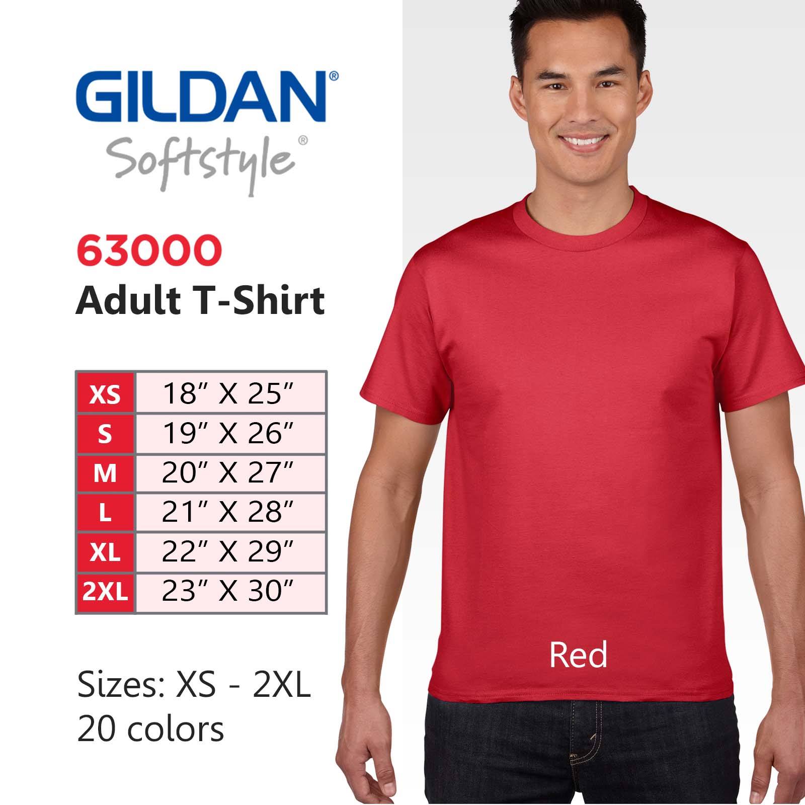 Gildan Premium Cotton Adult Plain Black T-Shirt 76000