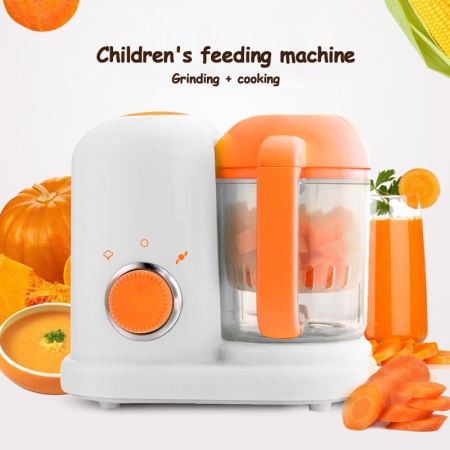 2-in-1 Baby Food Cooker & Mixer - Free Adaptor