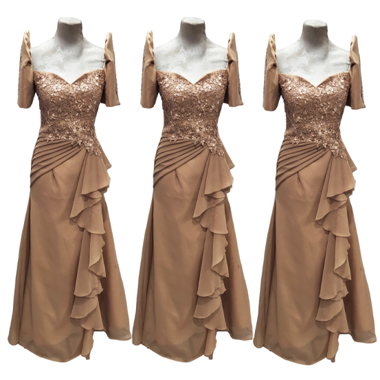 Ready to ship sale brown Athena and one of a kind hey babe hand dyed two dress deal