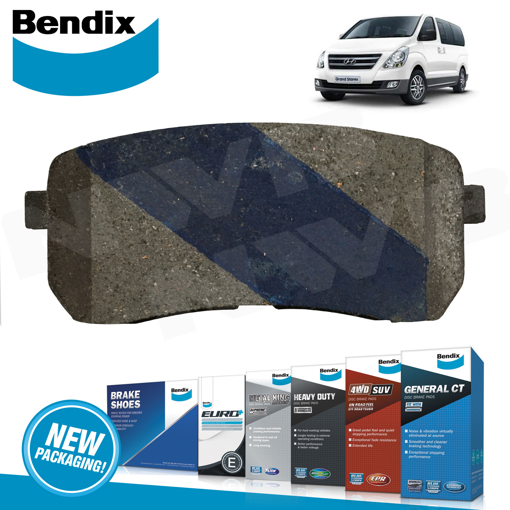 Shop Bendix Brake Pads For Grand Starex Online with Best Discounts