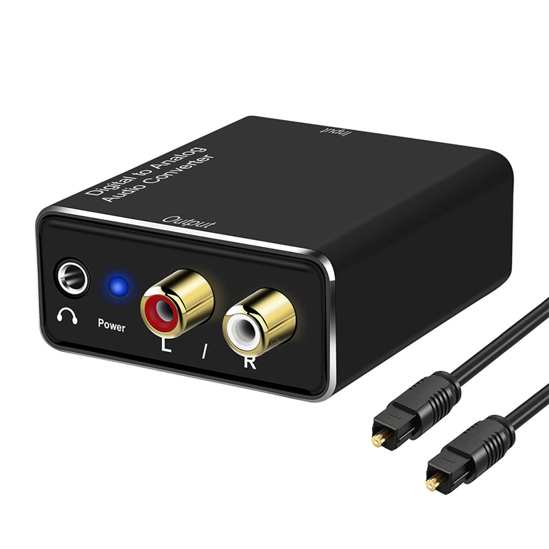 Digital to Analog Audio Converter,DAC Digital SPDIF Optical to