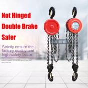 Heavy Duty 1 Ton Chain Block Hoist, 3m Chain, Handle