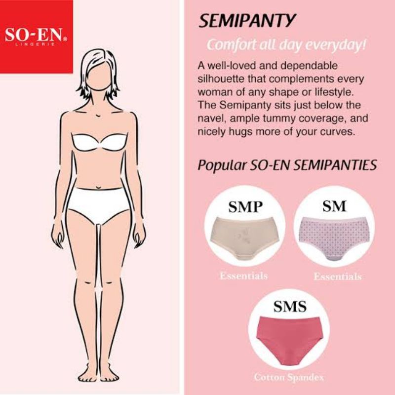 Original Soen Semi Panty (SMP) for Teens and Adults