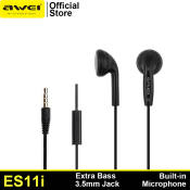 Awei ES11i Noise Isolation In-Ear Earphone with Mic