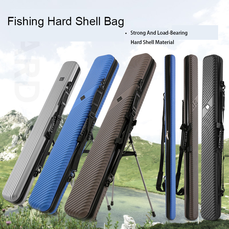 ABS Fishing Rod Bag High Quality 131cm Waterproof And Anti Drop Strap  Bracket Large Capacity