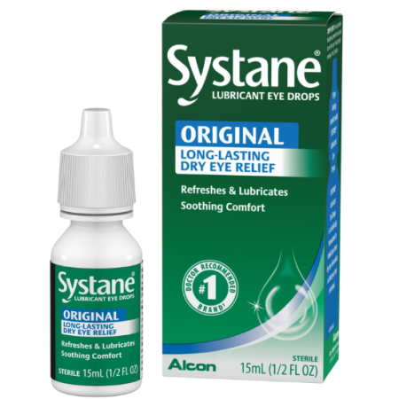 Systane Original Eye Drops, Long Lasting Relief, 1/2 Oz