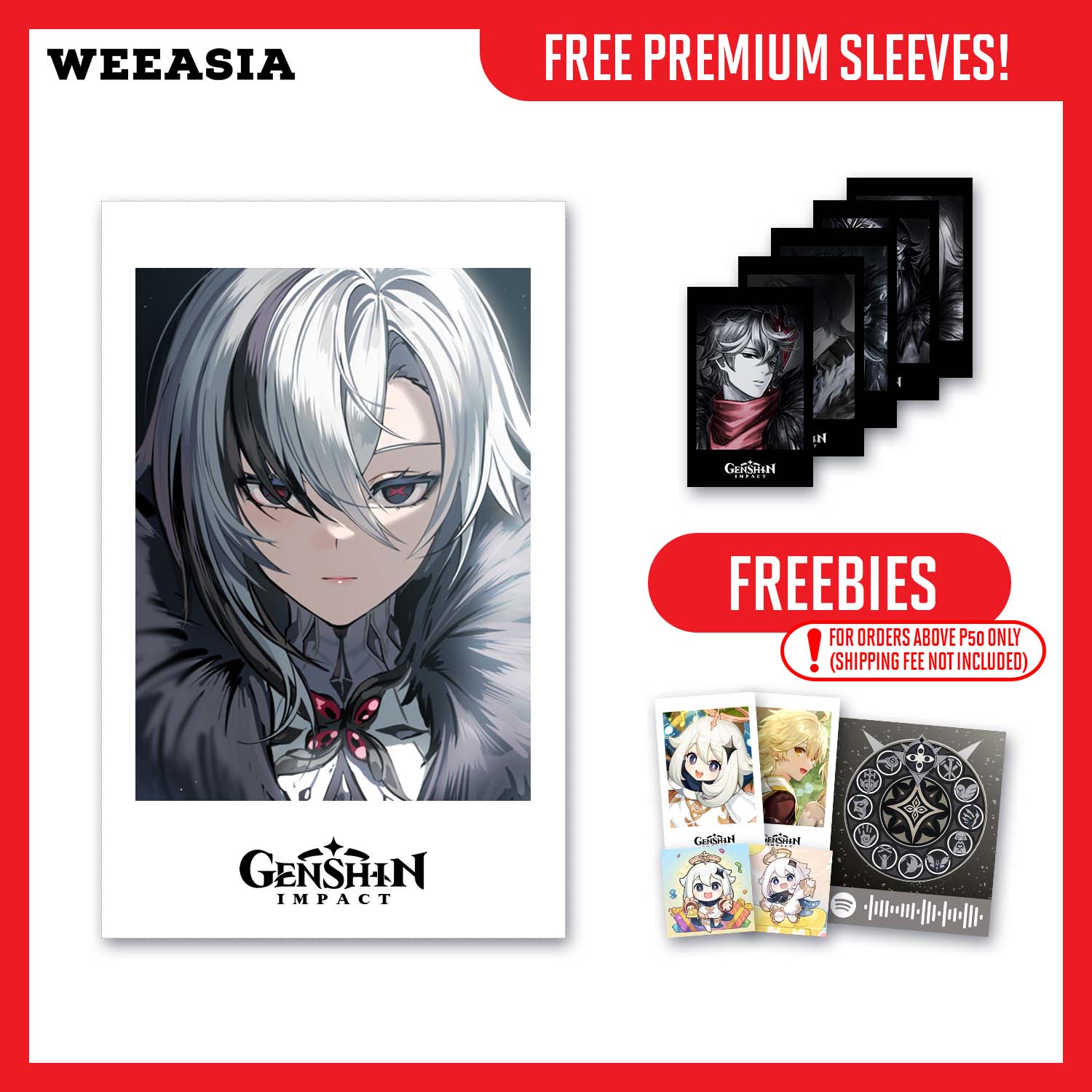 GENSHIN IMPACT FONTAINE CHARACTERS FURINA NEUVILLETTE CARDS