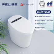 Smart Toilet Bowl with Bidet and Automatic Flush - Pelise