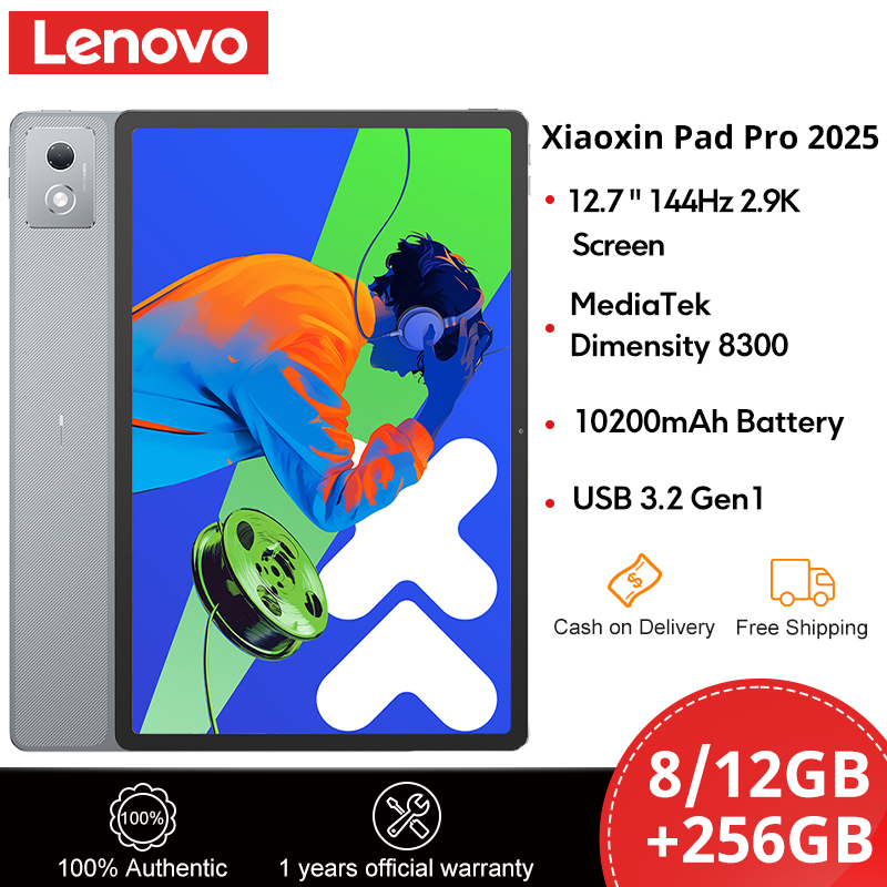 Lenovo Xiaoxin Pad Pro 12.7" 2025 10200mAh Battery Dimensity 8300 144Hz Android 14 Tablet Global ROM - Image 3
