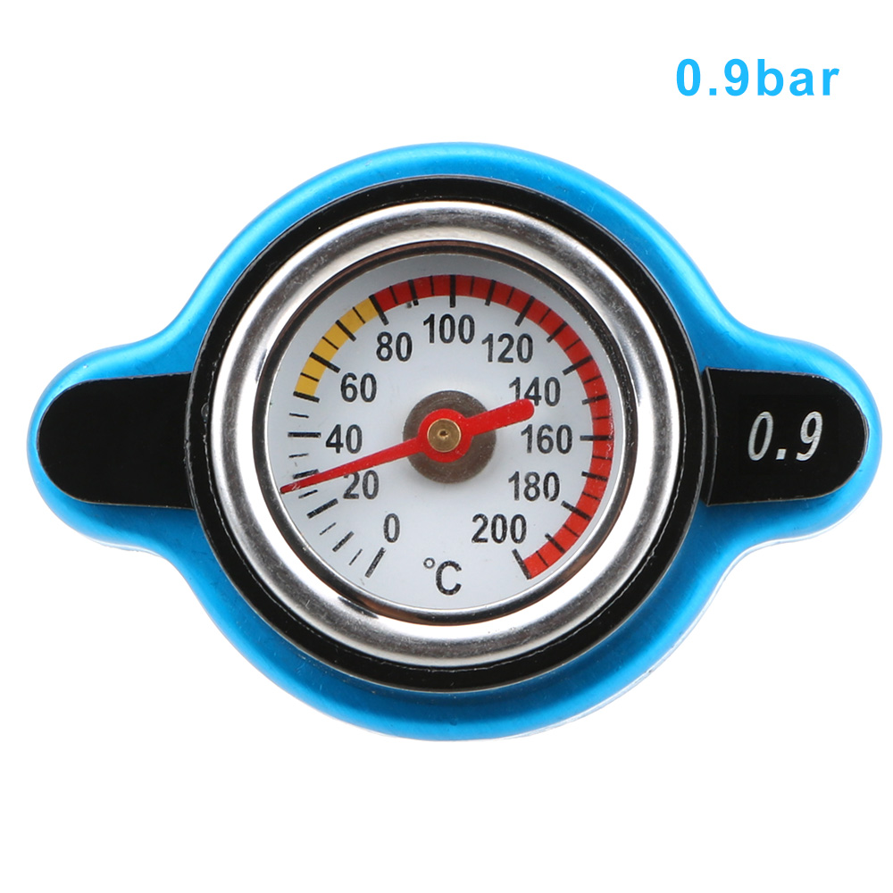 R SODIAL Universal Car 1.3 Bar Thermostatic Radiator Cap Cover Water Temperature Gauge 