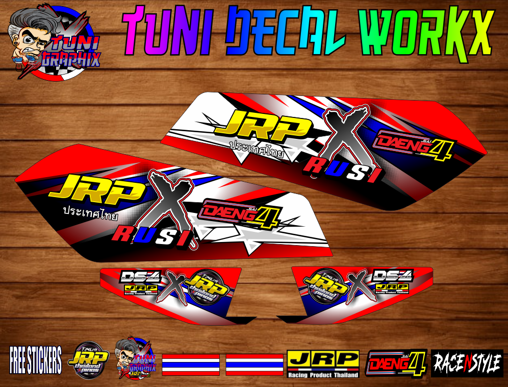 Shop Rusi Matcho 125 Decals Original with great discounts and prices ...