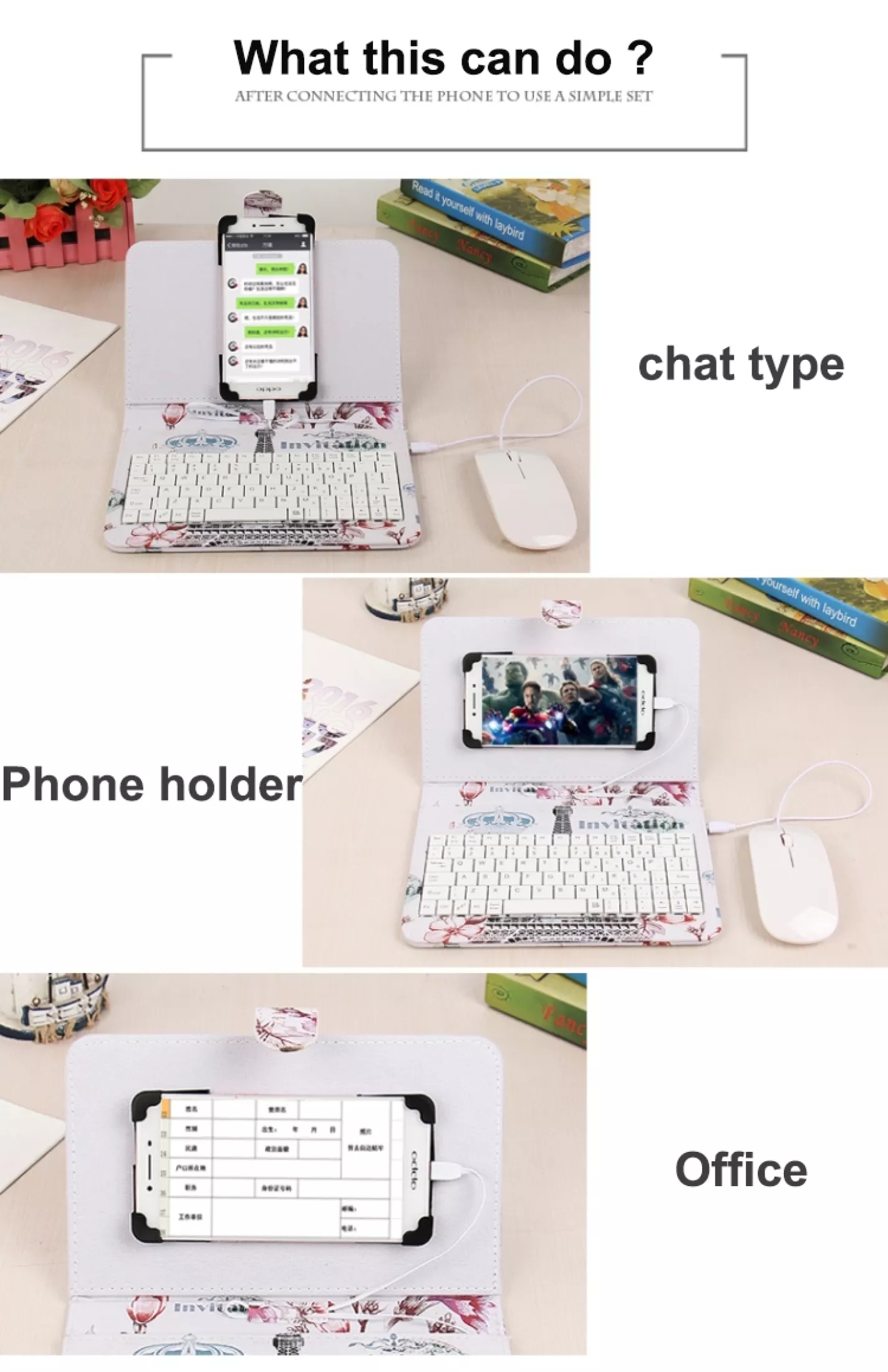 Hand holding smartphone with online chat with friends. mobile chat, so By  Microvector