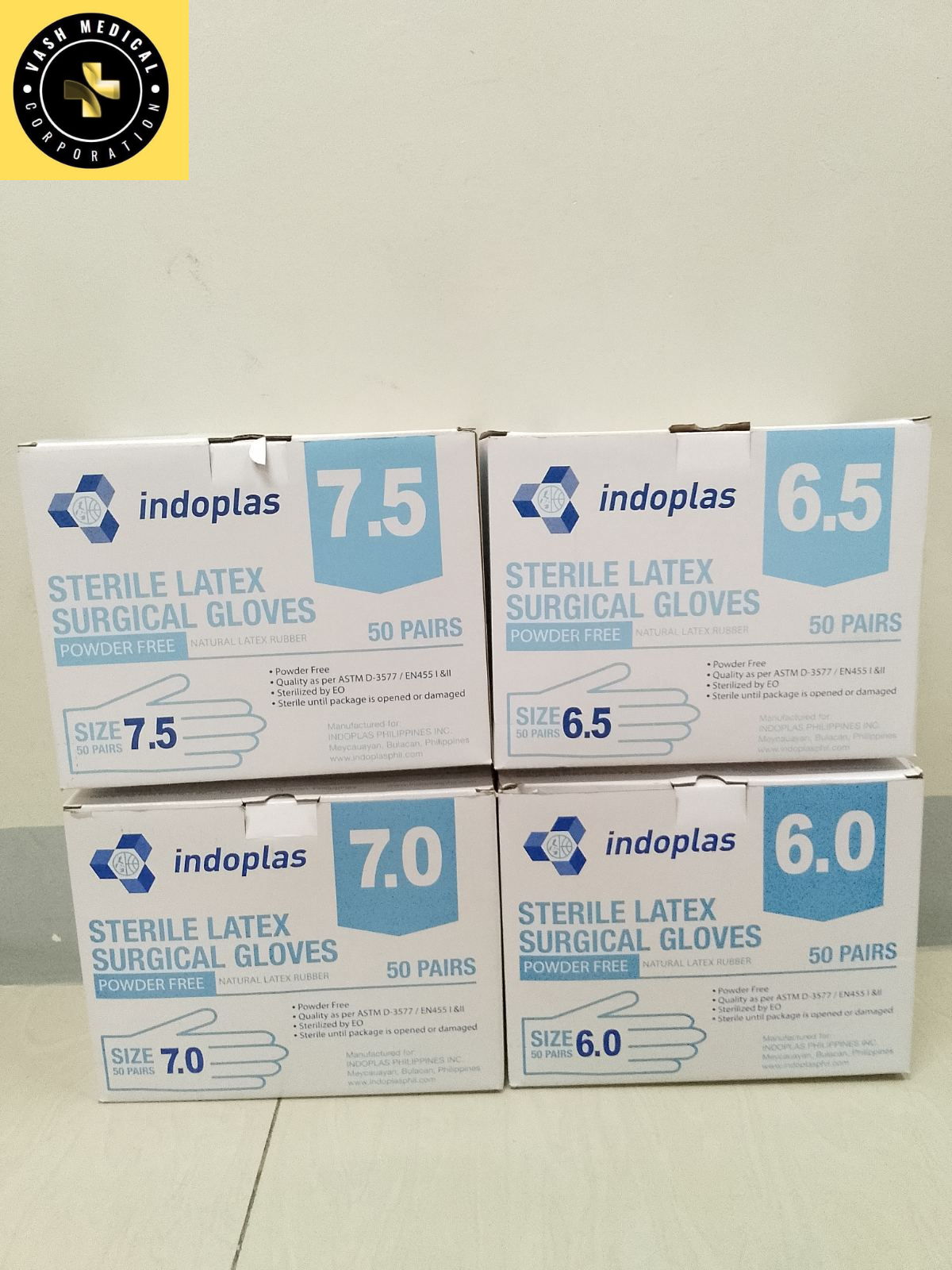 Indoplas Sterile latex Surgical Gloves