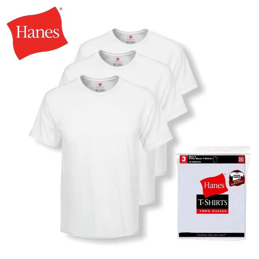 Hanes crew t shirt best sale