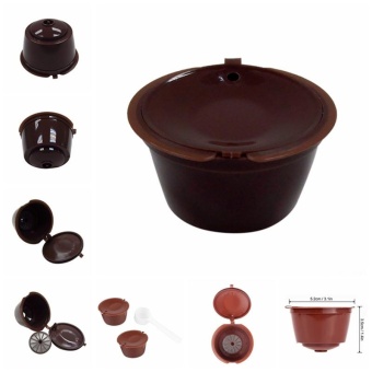 2pcs Refillable Reusable Coffee Capsule Pods Cup For Nescafe Dolce Gusto Machine - Intl June 2018 - 5 2pcs Refillable Reusable Coffee Capsule Pods Cup for Nescafe Dolce Gusto Machine - intl - 5