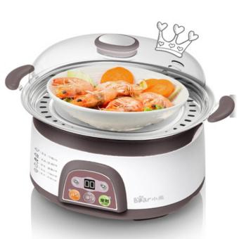 Bear Electric Steamer DZG-3122 Double Stainless Steel 6L Largecapacity (Brown) - Intl June 2018 - 3 Bear electric steamer DZG-3122 double stainless steel 6L largecapacity (Brown) - intl - 3