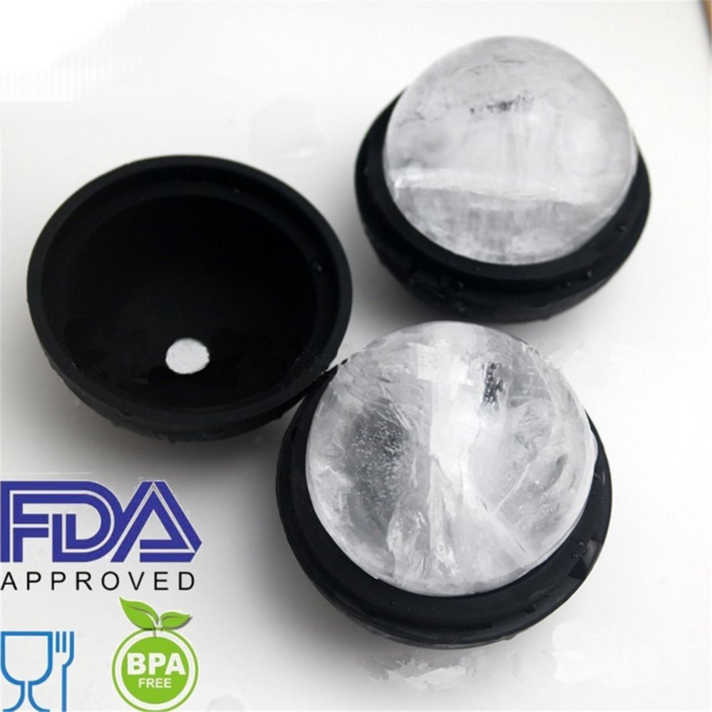 Philippines Black Bpa Free Flexible Silicone Ice Tray Ball Black Bpa Free Flexible Silicone Ice Tray Ball Maker Molddiameter 6cm Round Spheres