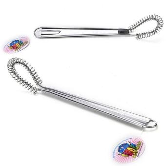 Cooking Tools Steel Egg Beater Mini Whisk Milk Frother FoamerCoffee Mixer Spring Sauce Blender Accessoire De Cuisine - Intl June 2018 - 2 Cooking Tools Steel Egg Beater Mini Whisk Milk Frother FoamerCoffee Mixer Spring Sauce Blender Accessoire de cuisine - intl - 2