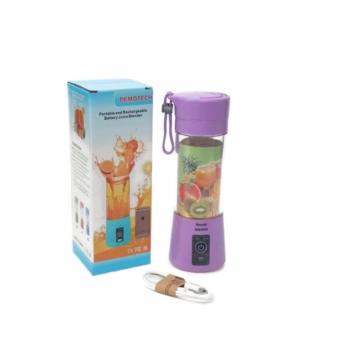 Demotech Portable USB Juice Blender + Powerbank 380mL (Violet) June 2018 - 2 Demotech Portable USB Juice Blender + Powerbank 380mL (Violet) - 2