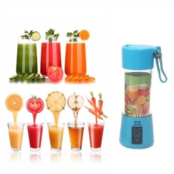 Demotech Portable USB Juice Glass Blender 380mL (Blue) June 2018 - 2 Demotech Portable USB Juice Glass Blender 380mL (Blue) - 2