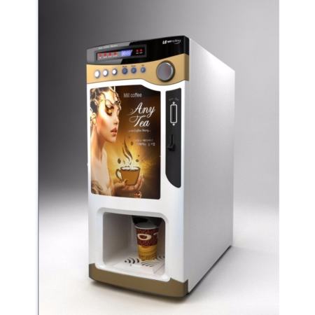 Commercial Coin Operated Coffee and Hot Soup Vending Machine