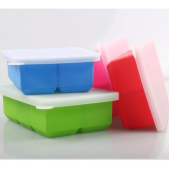 Ice Maker Silicone Cube Ice Tray With Lid Bar Red Wine Hockey Mold - Intl July 2018 - 5 Ice maker silicone cube ice tray with lid Bar red wine hockey mold - intl - 5