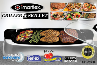 Imarflex GL-2600 Griller & Skillet June 2018 - 2 Imarflex GL-2600 Griller & Skillet - 2