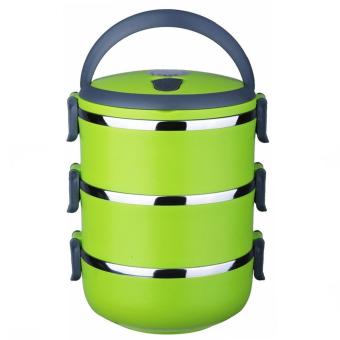 J&J 3 Layers Stainless Steel Lunch Box Thermal Insulated Handlewith FREE Nicer Dicer Plus Speedy Chopper June 2018 - 2 J&J 3 Layers Stainless Steel Lunch Box Thermal Insulated Handlewith FREE Nicer Dicer Plus Speedy Chopper - 2