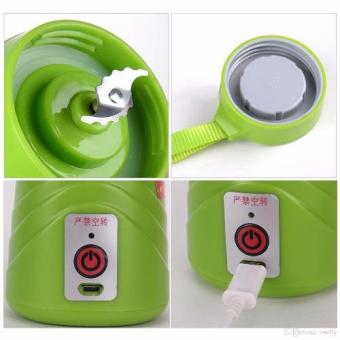 J&J Rechargeable USB Electric Fruit And Vegetable Blender CupJuicer Extractor 380mL (Green) June 2018 - 2 J&J Rechargeable USB Electric Fruit and Vegetable Blender CupJuicer Extractor 380mL (Green) - 2